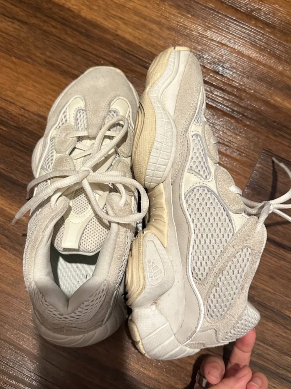 Adidas Yeezy 500 Bone White Sneakers US 5 5